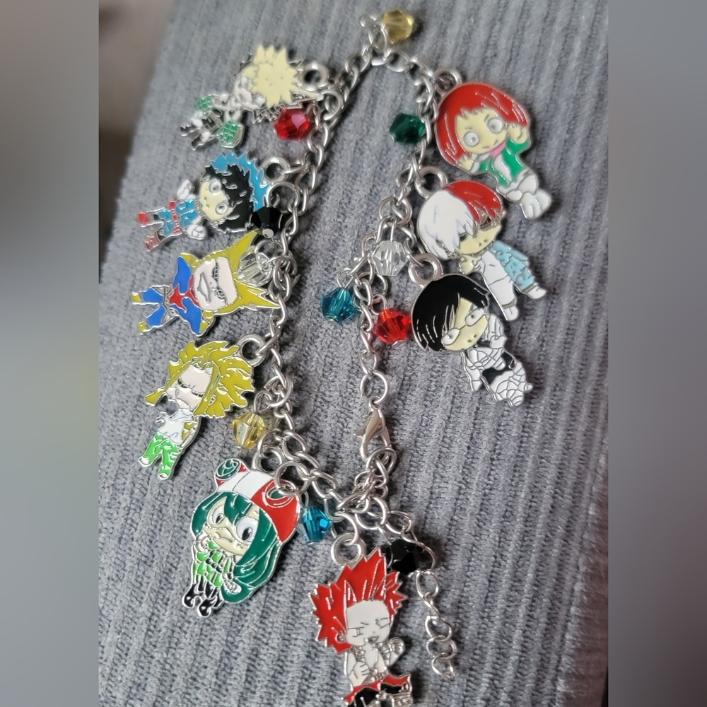 Anime Character Charm Bracelet